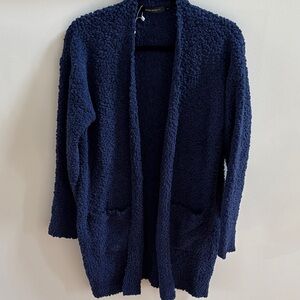 New with Tags - Cozy Chenille Navy Women's Cardigan